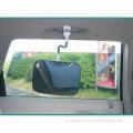 Black Car Sunshade with Clip, Made of PP Material, Adjustable